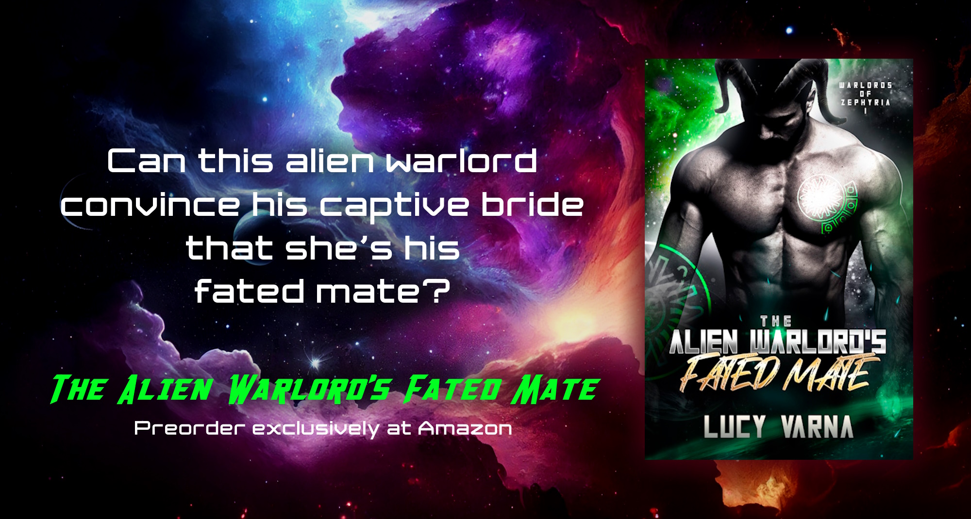 The Alien Warlord's Fate Mate (Warlords of Zephyria, Book 1) by Lucy Varna